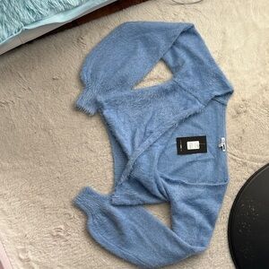 NWT angora feel sweater fashion nova sweet thing Asian xl fits m-l-xl US.